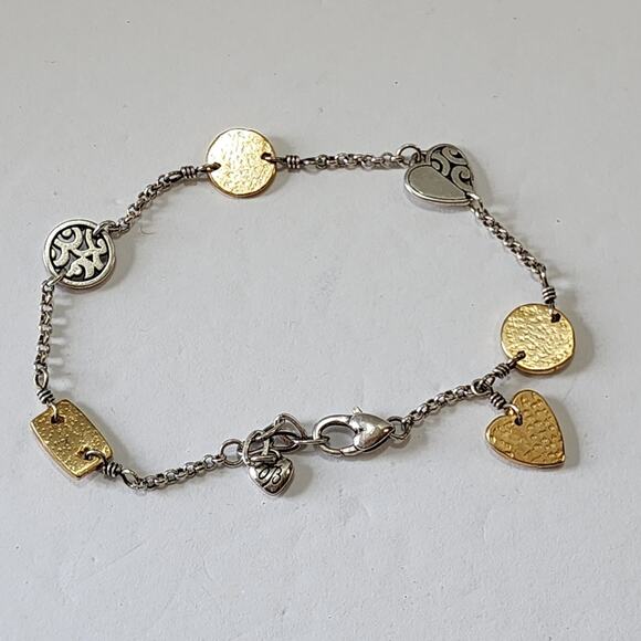 Brighton mixed metals Charm Bracelet‎ - Picture 1 of 5